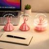 3D Printed Spinning Ballerina Fidget Toy Ornament Ballet Fidget Spinner for Stress Relief, Sensory Desk Decor for Home & Office, Creative Gift for Ballet Lovers (Grey) view 3