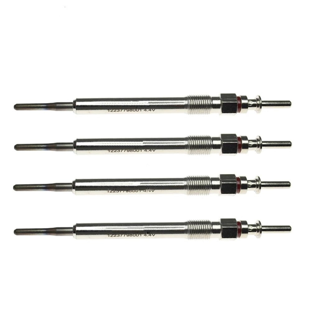 Car Glow Plugs For BMW X1 F48 2014 2015 2016 2017 2018 2019 2020 2021 2022 4.4V Auxiliary Heater Car Glow Plug Dual Core 12238572135 7798001(4pcs)