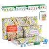Lemon Themed American Mahjong Tile Set,160 Green Melamine Engraved Tiles view 1