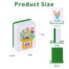 Lemon Themed American Mahjong Tile Set,160 Green Melamine Engraved Tiles view 4
