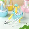 304 stainless steel dinosaur spoon home fresh and exquisite personality and practical-blue view 4