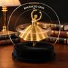 3D Printed Spinning Ballerina Fidget Toy Ornament Ballet Fidget Spinner for Stress Relief, Sensory Desk Decor for Home & Office, Creative Gift for Ballet Lovers (Gold) view 4