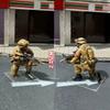 Helixsun 1/64 Scale Special Forces Figure Set (6-Piece), Miniature Military Figures, Ideal for Dioramas and Sandtable Displays view 4