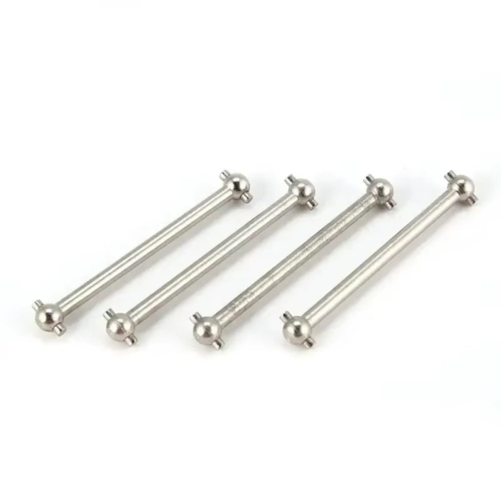RC Accessories Compatible with Wltoys A959 A949 A969 A979 A9591 K929B RC Car Upgrade Part Metal Rear Drive Shaft Transmission(Silver)