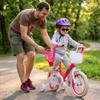 richvelo Kids Bike with Training Wheels for Girls, 14 Inch, Ages 3-5 view 2