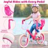 richvelo Kids Bike with Training Wheels for Girls, 14 Inch, Ages 3-5 view 3