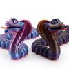 JINPIAOPIAO 3D Printed Crazys Cobras Flexible Joint Articulated Crazys Cobras Fidgety Toy Table Ornament Realistic Animal Figurines view 4