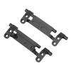 RC Pull Rod Base Set, Metal Steering Linkage Kit,Ball Joint for 1/12 RC Cars Enhanced Stability (Black) view 1
