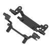 RC Pull Rod Base Set, Metal Steering Linkage Kit,Ball Joint for 1/12 RC Cars Enhanced Stability (Black) view 2