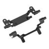 RC Pull Rod Base Set, Metal Steering Linkage Kit,Ball Joint for 1/12 RC Cars Enhanced Stability (Black) view 3