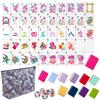 4 Layer Mahjong Tiles, 160 Pcs Acrylic American Mahjong Tiles Set, Four-Layer Engraved Acrylic Layered Mahjong Tiles with Exquisite Carrying Bag, Lettering is Clear, Home Trips Social Game(J) view 1