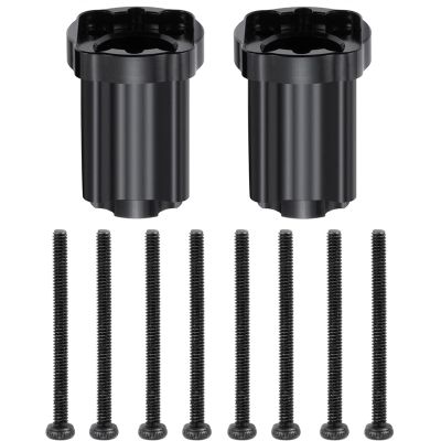 for 2Pcs Metal Alloy Rear Axle Cup Fix Mount 1/18 Mini LMT 4X4 for Brushed Monster Truck RTR Upgrade Parts