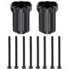 for 2Pcs Metal Alloy Rear Axle Cup Fix Mount 1/18 Mini LMT 4X4 for Brushed Monster Truck RTR Upgrade Parts view 1