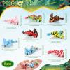 3D Printed Baby Dragon Figurines Set of 8 Flexible Desk Decor Toys view 2
