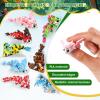 3D Printed Baby Dragon Figurines Set of 8 Flexible Desk Decor Toys view 4