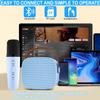 Karaoke Machine for Kids, Mini Karaoke Machine for Kids Adults, Portable Bluetooth Speaker with 1 Wireless Microphones, Christmas Birthday Toys Birthday Gifts for Girls 4, 5, 6, 7, 8+ Years Old Kid view 4
