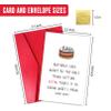 Xuewenmeihua Naughty Birthday Card for Husband Boyfriend, Cheeky Romantic Adult Humor Bday Cards, Funny Sex Joke Greeting Cardstock Present for Men view 2