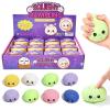 12PCS Dumpling Squishy Glitter, Mini Real Bun Mystery Dumplings Stress Relief Set Pack Box, Cute Dumpling Stress Balls Slow Rising Portable Desk Decor Party Favor Gifts for Adult (C) view 1