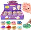 12PCS Dumpling Squishy Glitter, Mini Real Bun Mystery Dumplings Stress Relief Set Pack Box, Cute Dumpling Stress Balls Slow Rising Portable Desk Decor Party Favor Gifts for Adult (Smiling) view 1