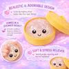 12PCS Dumpling Squishy Glitter, Mini Real Bun Mystery Dumplings Stress Relief Set Pack Box, Cute Dumpling Stress Balls Slow Rising Portable Desk Decor Party Favor Gifts for Adult (Smiling) view 4