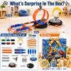 2026 All New Stunt Race Car Track Set for Kids 4-8 view 2
