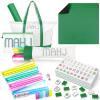 Ceenna American Mahjong Set with Carrying Bag,American,Green view 1