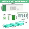 Ceenna American Mahjong Set with Carrying Bag,American,Green view 2