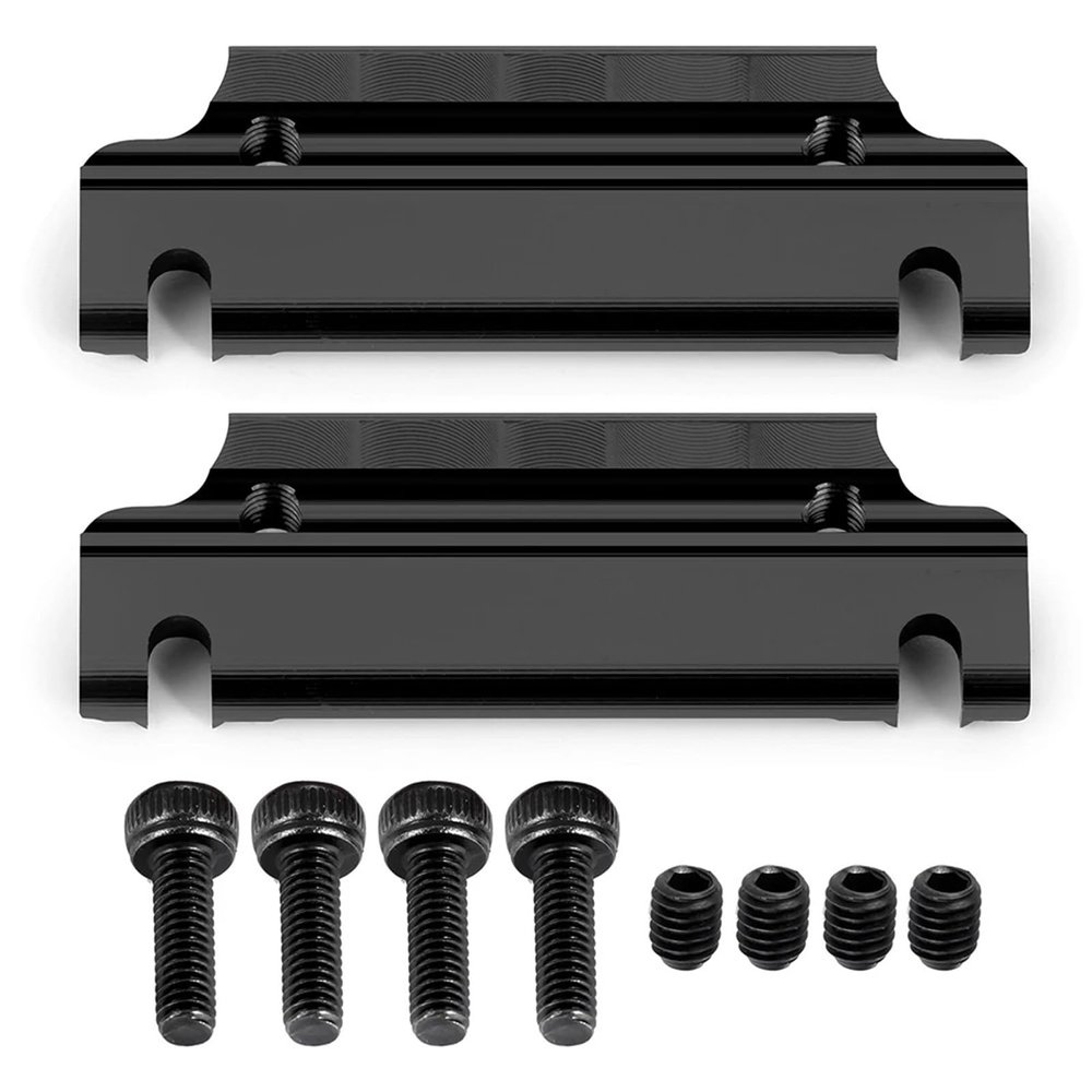 for 1Set Aluminum Alloy Anti-Tilt Fixed Mount KRATON 1/8 for RC Car Monster Truck Upgrade Parts(Black)