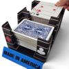 Ritzy 6 Deck Swivel Playing Card Tray for 2-6 Decks: US Made (Black Tuxedo) view 3