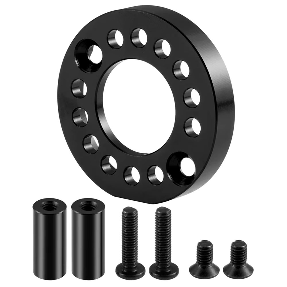 for Tamiya TA01 TA02 DF01 1/10 Aluminum Alloy Motor Mount RC Model Drift Car Upgrade Parts Modified Replacement Crawlers Trucks Rc Models Accessories(Black)