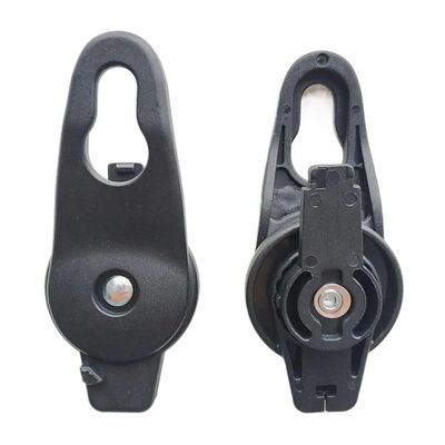2 Pieces Buckle for Baby Pushchair Canopy Support Black Easily Install 9x6x3cm