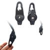 2 Pieces Buckle for Baby Pushchair Canopy Support Black Easily Install 9x6x3cm view 3