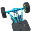 Rc Parts for Wltoys for 124006 12423 12427 12428 12429 1/12 Metal Upgrade Parts Kit Drive Shaft Shock Absorber Trailing Arms RC Car Accessories(Blue) view 3