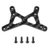 Rc Accessories for Mini-B 2WD 1/16 Carbon Fiber+Aluminum Alloy Front Rear Shock Mount Bracket RC for Buggy Truck Model Upgrade Parts(Front) view 1