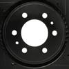 KarParts360 For Freightliner Sprinter 3500 2007-2021 Rotor Set Front and Rear | Black | Vented Rotor | Drilled And Slotted view 4