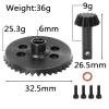 Rc Parts for Traxxas for Summit for E-Revo 1/10 37T 13T Steel Differential Gear Set Pinion 5379X 5679R RC Car Upgrade Parts(1 Set) view 4