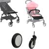2Pcs Rubber Front Wheel Infant Carriage Baby Pram Stroller Accessories view 2