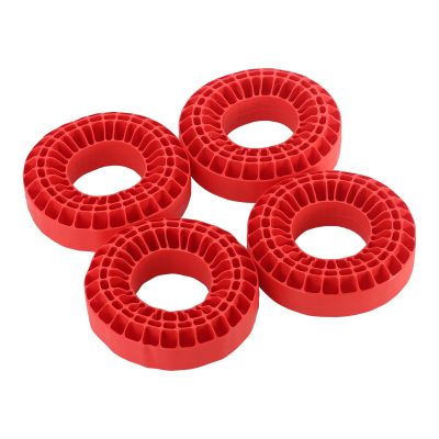 RC Car Repair Kit 1/10 RC Crawler Cars Upgrade Parts Accessories 1.9" Wheel Tires Silicone Rubber Insert Foam for Fit 118-122mm (4.75" OD)(Red)