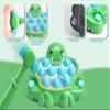 KINUZE Whack-a-Mole Toy, Interactive Hammer Pounding Game for Kids with Light & Music, Early Educational Learning Toy, Birthday Gift for Boys Girls Ages 2-6Green view 3
