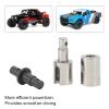 Steel Center Outdrive Set High Performance Upgrade Part Losi Baja Rey 1/10 and Hammer Rey U4 RC Car (Silver) view 2