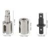 Steel Center Outdrive Set High Performance Upgrade Part Losi Baja Rey 1/10 and Hammer Rey U4 RC Car (Silver) view 3