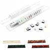 Tortoise Shell Mahjong Racks, Includes Detachable Magnetic Card Pusher view 1