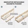 Tortoise Shell Mahjong Racks, Includes Detachable Magnetic Card Pusher view 4