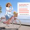 24 Inch Girls Bike, Girl Bike Bicycles with Basket for 10+ Years Old Kids view 3