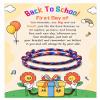 UVGVA First Day of Kindergarten Bracelets for Boy Mommy and Me Bracelets view 1