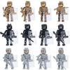 Lrdboeg 12PCS Military SWAT Building Blocks Minifigures Set, Special Forces Soldier Figures with Weapons & Armor, Army Combat Team Toys for Kids, Gift for Boys view 1
