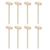 Hamwesh Wooden Hammer, 30 Pcs Mini Wooden Mallet Set for Children with Birch Wood Material for Smashing Chocolate Eggs Party Games and Crafts view 1