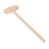 Hamwesh Wooden Hammer, 30 Pcs Mini Wooden Mallet Set for Children with Birch Wood Material for Smashing Chocolate Eggs Party Games and Crafts view 2