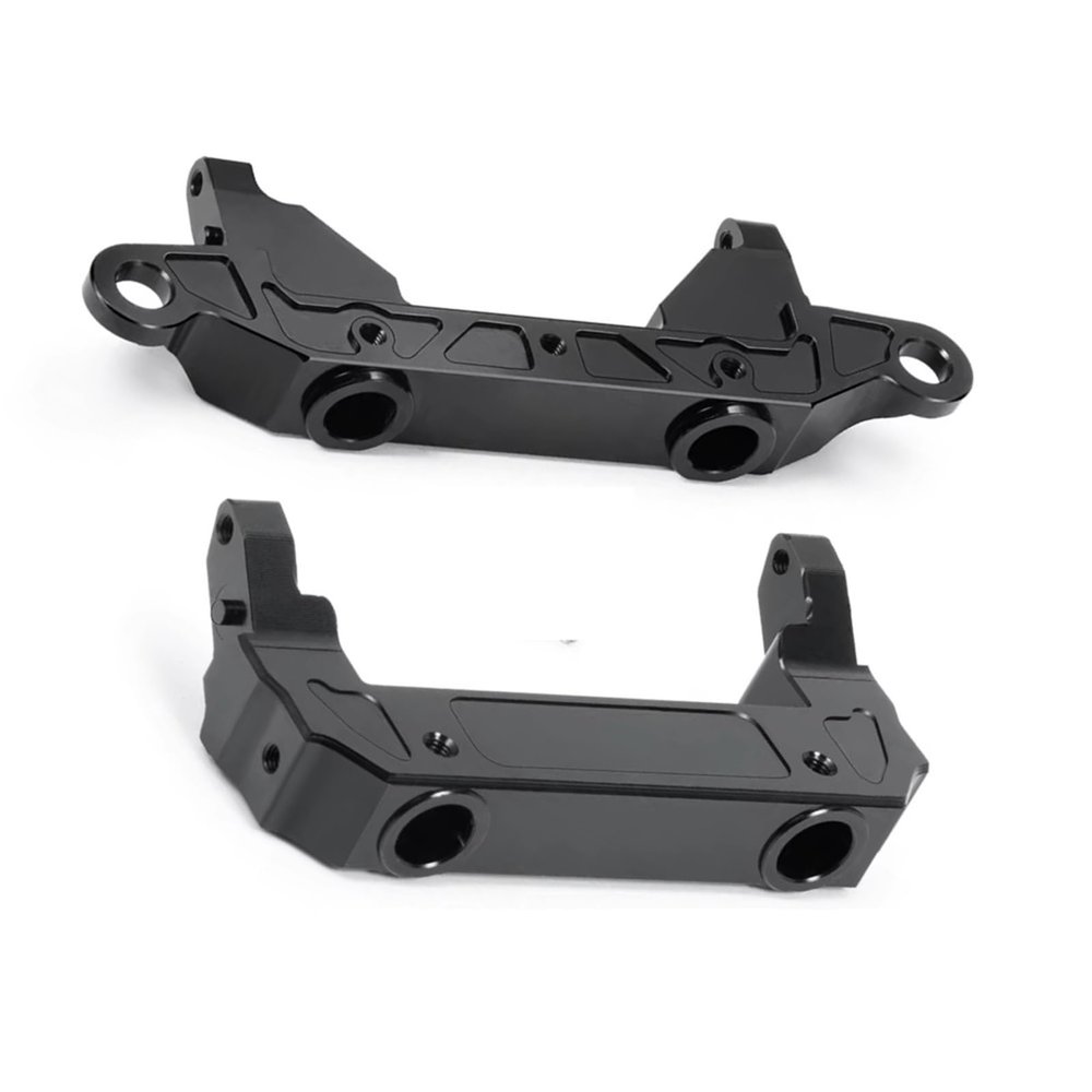 RC Car Assortment for Axial SCX10III AXI03007 for Wrangler 1/10 RC Crawler Car Upgrade Parts Aluminum Alloy Front/Rear Bumper Mount Servo Stand