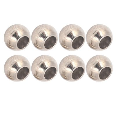 Denash RC Shock Damper Ball Head Durable Shock Absorbers for 1/10 RC Car Silver Set of 8, Fit for HpiHspLosiAxialTamiyaRedcatHimotoKyosho